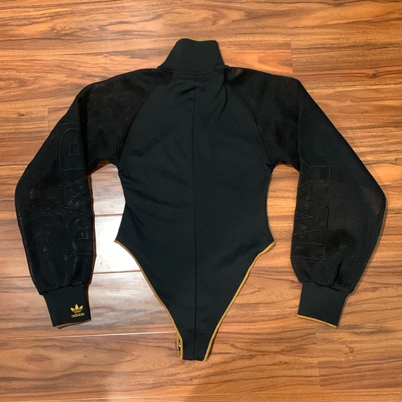 IVY PARK Black and Gold Body Suit - SIZE SMALL - Picture 2 of 10